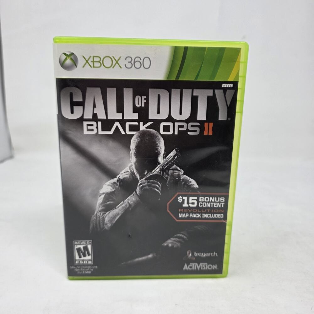 Call of Duty: Black Ops II (Microsoft Xbox 360, 2012) w/ Insert Video Game